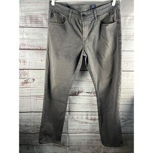 AG Adriano Goldschmied The Graduate Tailored Leg Pants Men's Size 34 x 34 Gray